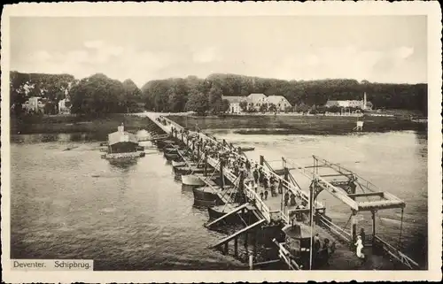 Ak Deventer Overijssel Niederlande, Schipbrug