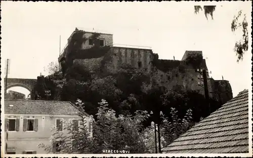 Ak Herceg Novi Castelnuovo Montenegro, Stadtansicht