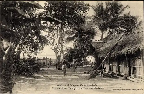 Ak Dakar Senegal, ein Flussausbeutungszentrum