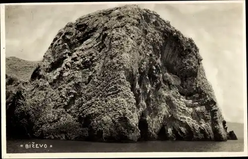 Ak Insel Biševo Kroatien, Felsen