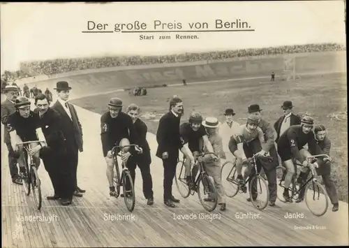 Ak Großer Preis von Berlin, Vanderstuyft, Stellbrink, Lavade, Günther, Janke