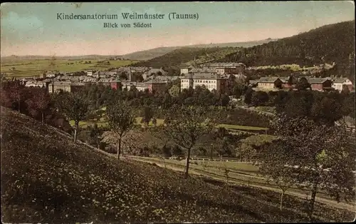 Ak Weilmünster im Taunus Hessen, Panorama