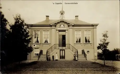 Foto Ak Sprang Capelle Nordbrabant Niederlande, Gemeentehuis