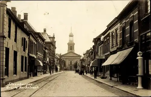 Ak Steenbergen Nordbrabant Niederlande, Groote Kerkstraat
