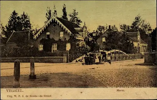 Ak Veghel Nordbrabant, Markt