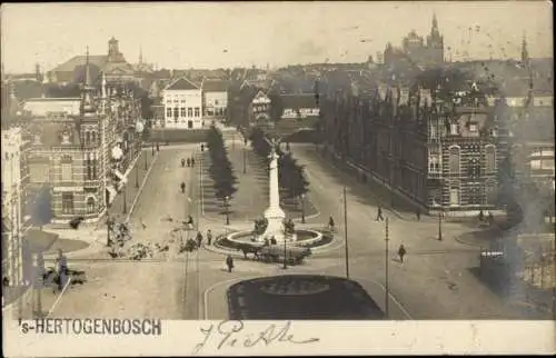 Foto Ak 's Hertogenbosch Den Bosch Nordbrabant Niederlande, Stadtansicht, Denkmal