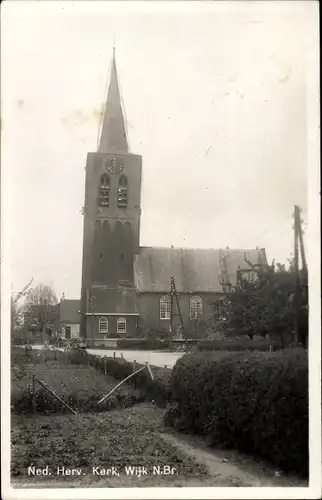 Ak Wijk Nordbrabant, Ned. Herv. Kerk