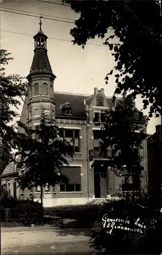 Foto Ak 's Gravenmoer Nordbrabant, Gemeentehuis