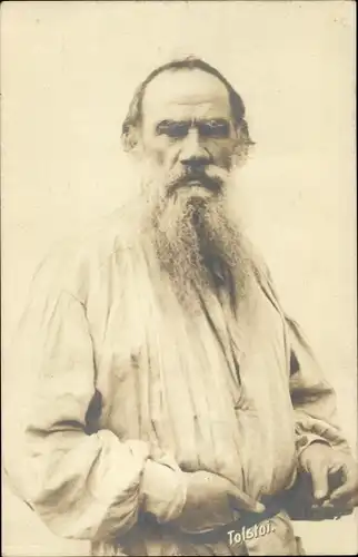 Ak Leo Tolstoi, Portrait