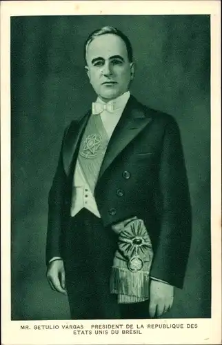 Ak Getúlio Vargas, Ehemaliger Präsident der Föderativen Republik Brasilien