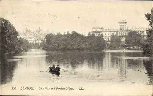 Ak London City England, The War and Foreign Offices