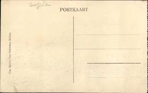 Ak Staden Westflandern, Oud Kasteel