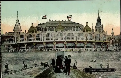 Ak Oostende Ostende Westflandern, Der Kursaal, Gesicht