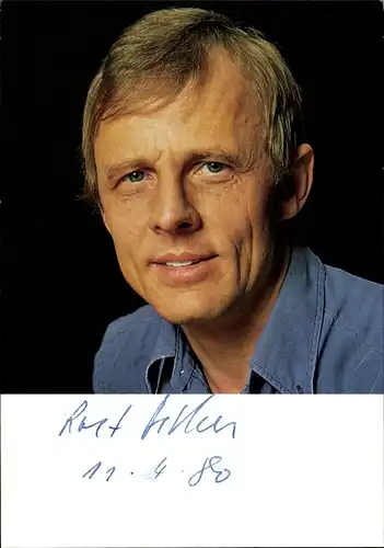 Ak Schauspieler Rolf Becker, Portrait, Autogramm