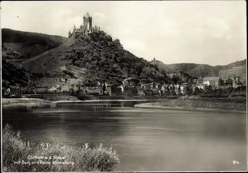 Ak Cochem an der Mosel, Burg, Ruine Winneburg