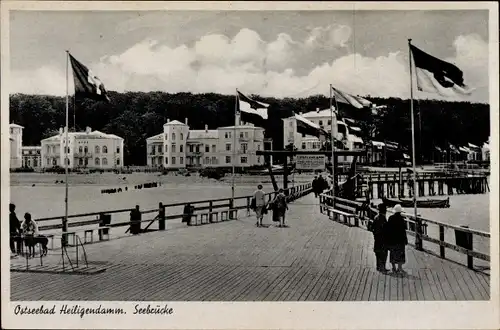 Ak Ostseebad Heiligendamm Bad Doberan, Seebrücke