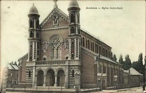 Ak Amiens Somme, Kirche Saint-Roch