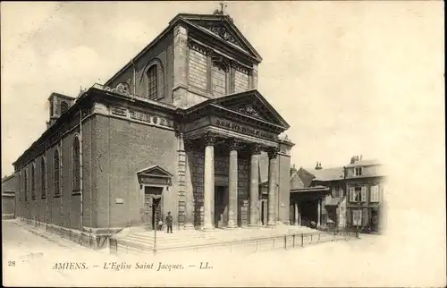 Ak Amiens Somme, Kirche Saint-Jacques