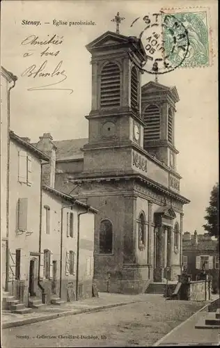 Ak Stenay Lorraine Meuse, Pfarrkirche