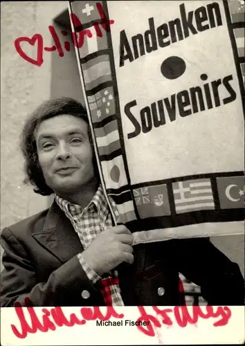 Ak Sänger Michael Fischer, Portrait, Autogramm