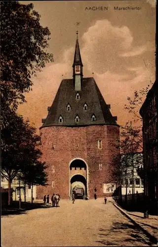 Ak Aachen in Nordrhein Westfalen, Marschiertor