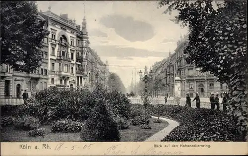 Ak Köln am Rhein, Hohenzollernring