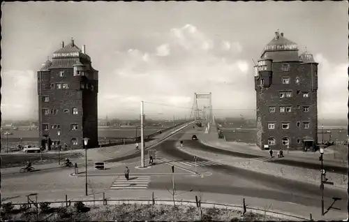 Ak Duisburg im Ruhrgebiet, Neue Rheinbrücke