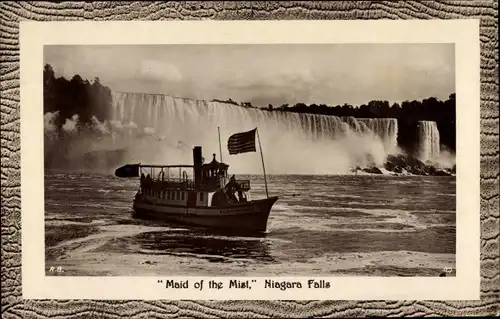 Passepartout Ak Niagara Falls, New York, USA, Maid of the Mist