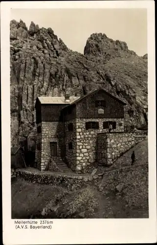 Ak Garmisch Partenkirchen in Oberbayern, Meilerhütte