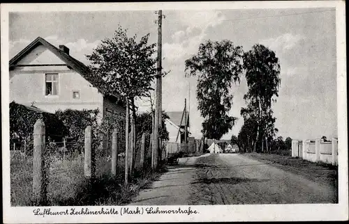 Ak Zechlinerhütte Rheinsberg in der Mark, Luhmorstraße