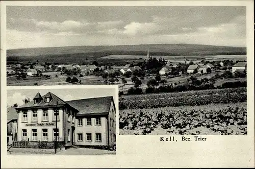 Ak Kell am See Rheinland Pfalz, Gasthaus, Totalansicht