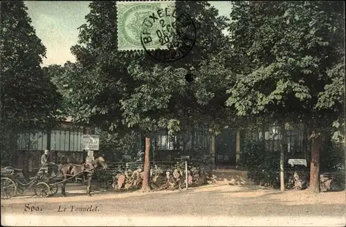 Ak Spa Wallonien Lüttich, Le Tonnelet