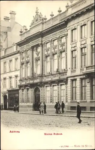 Ak Anvers Antwerpen Flandern, Maison Rubens