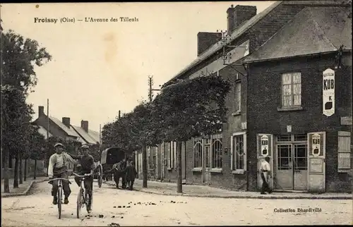 Ak Froissy-Oise, Avenue des Tilleuls