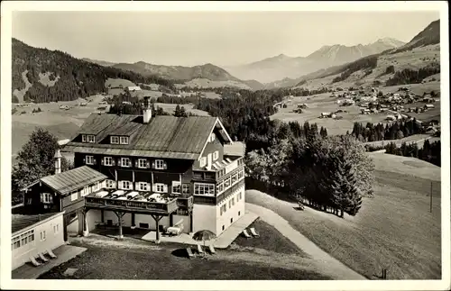 Ak Hirschegg Mittelberg im Kleinwalsertal Vorarlberg, Waldemar-Petersen-Haus