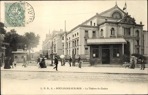 Ak Boulogne sur Mer Pas de Calais, Casino Theater