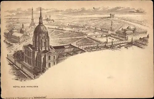 Ak-Weltausstellung Paris 1900, Hotel des Invalides