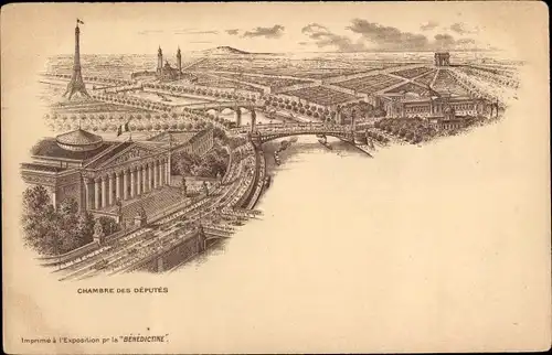 Ak-Weltausstellung Paris 1900, Abgeordnetenkammer
