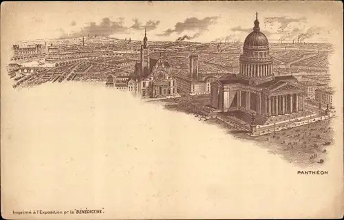 Ak-Weltausstellung Paris 1900, Pantheon
