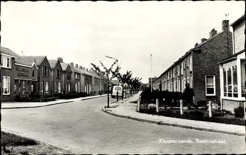 Ak Kloosterzande Zeeland Niederlande, Beatrixstraat