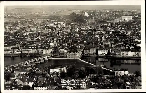 Ak Praha Prag Tschechien, Gesamtansicht