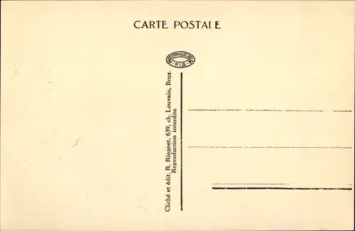 Ak Gabrielle-Petit-Denkmal, Belgische Krankenschwester, Britischer Geheimdienst