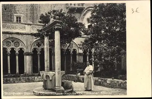 Ak Ragusa Dubrovnik Kroatien, Dominikaner-Kloster