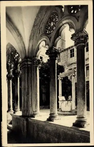 Ak Dubrovnik Kroatien, Säulengang