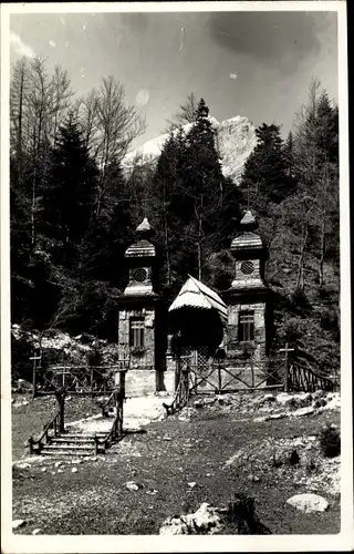 Ak Slowenien, Russische Kapelle, Vršičpass