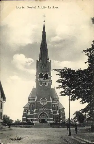 Ak Borås Schweden, Gustaf-Adolfs-kyrkan