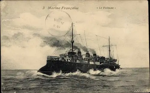 Ak Französisches Kriegsschiff, Le Pothuau