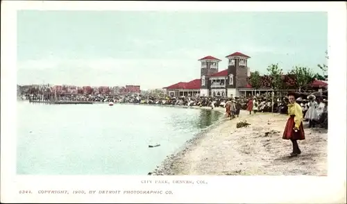 Ak Denver Colorado USA, Stadtpark