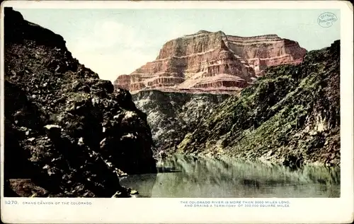 Ak Colorado USA, Grand Canyon und Colorado River