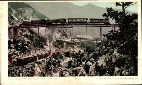Ak Georgetown Loop Colorado USA, High Bridge